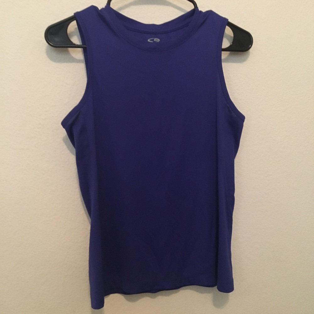 Blue Champion Exercise Tank Top/Muscle Tee